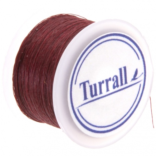 Turrall Regular Thread Pre-Waxed Claret Fly Tying Threads (Product Length 71.08 Yds / 65m)